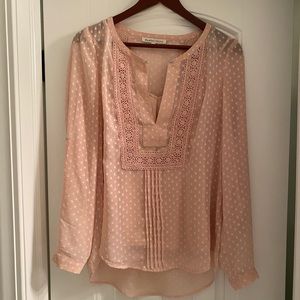 Beautiful Blush Pink DanielRainn Blouse w/Camisole